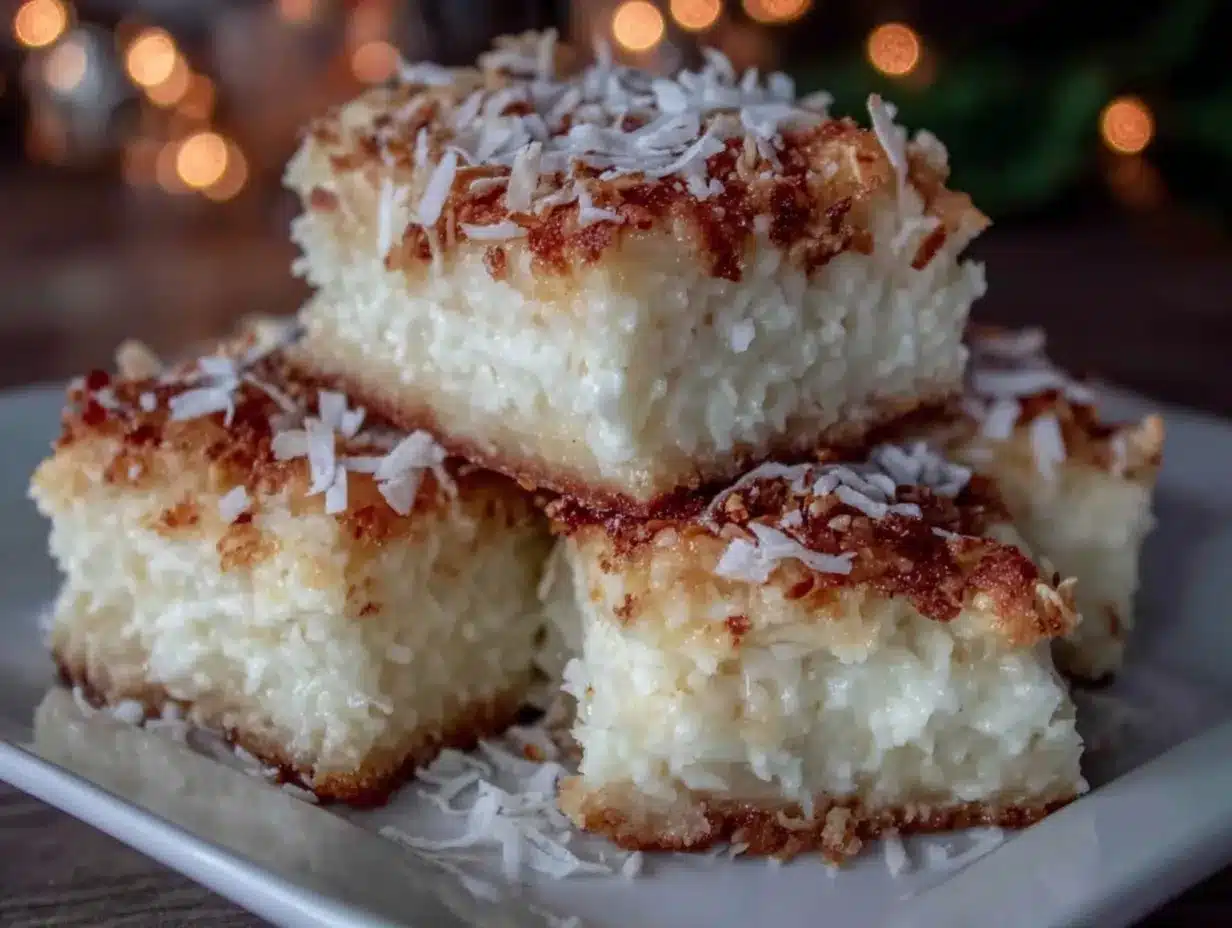 creamy coconut bars preparation steps