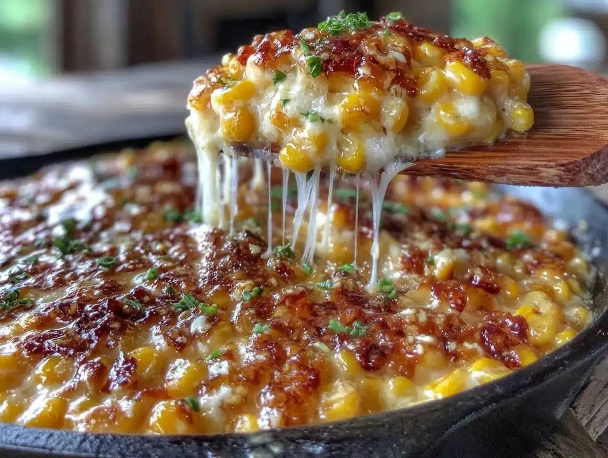creamy honey butter skillet corn preparation steps