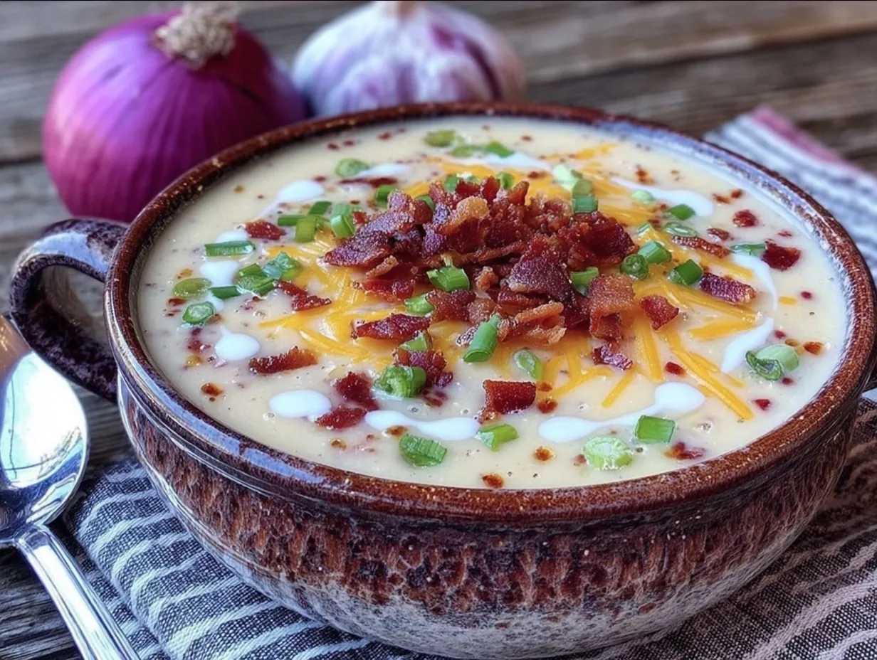 creamy jalapeño cheddar potato soup preparation steps