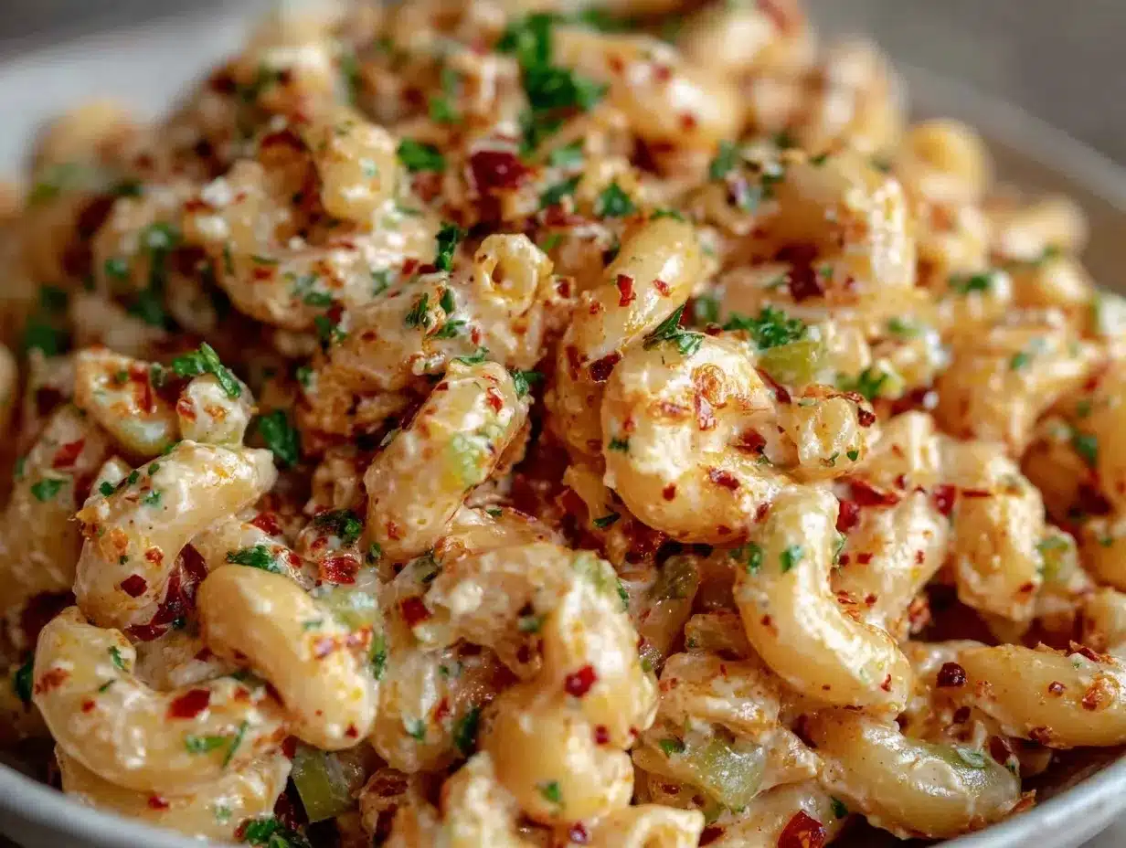 creamy macaroni salad preparation steps