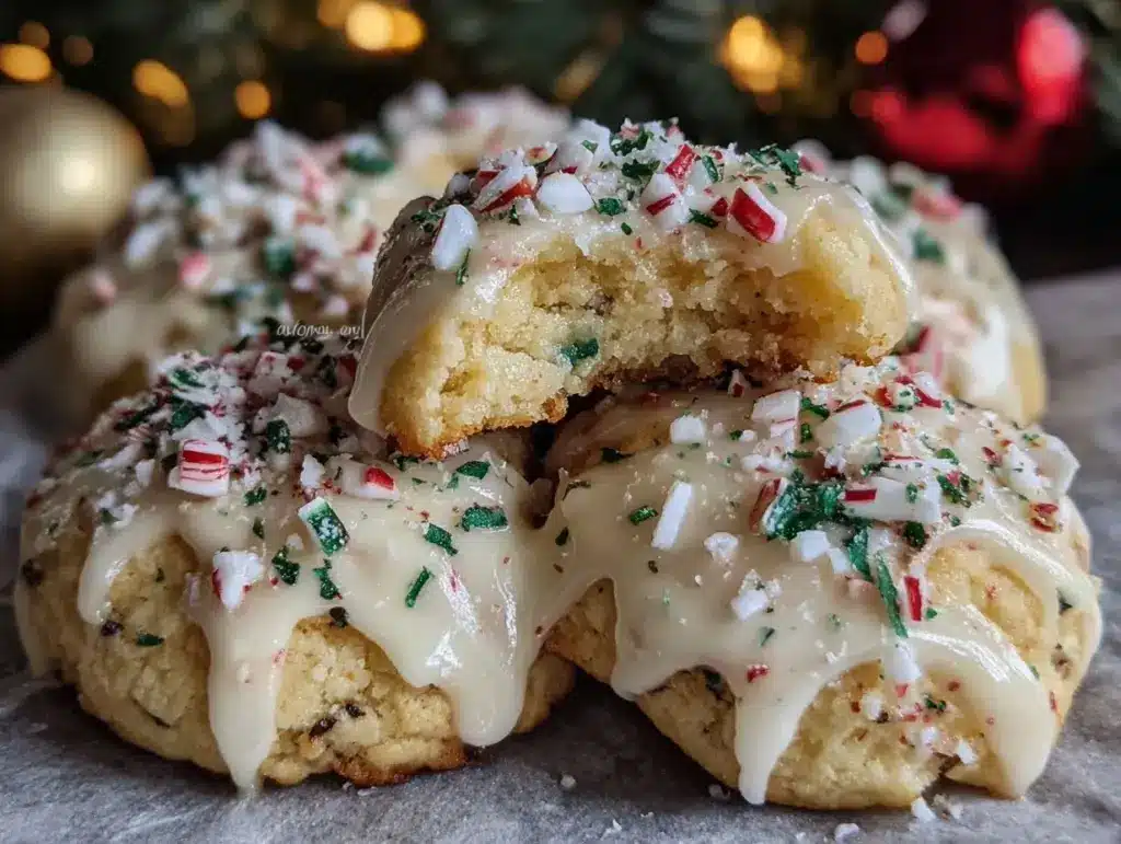 creamy peppermint meltaways - featured image