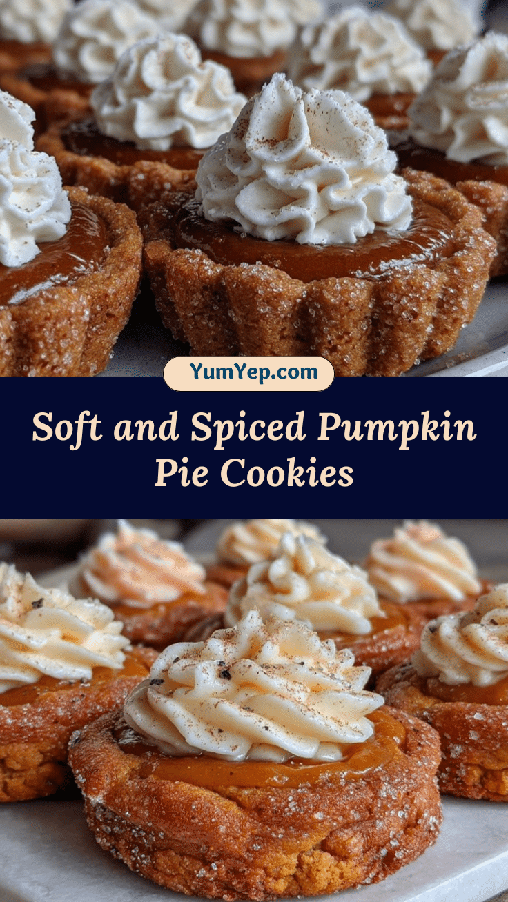 Creamy Pumpkin Pie Cookies recipe