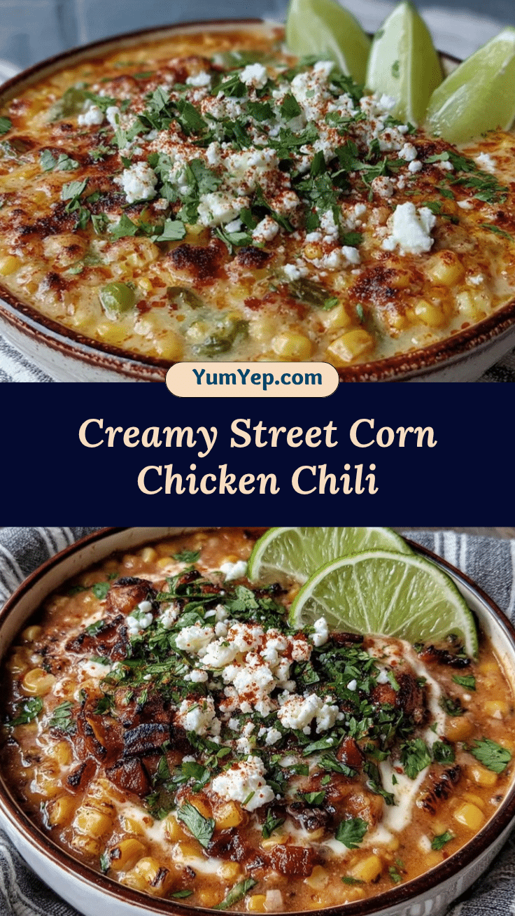 creamy street corn chicken chili recipe