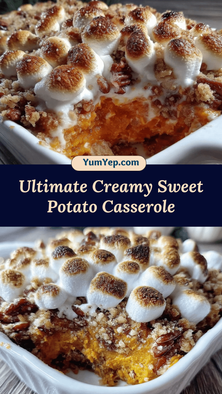creamy sweet potato casserole recipe