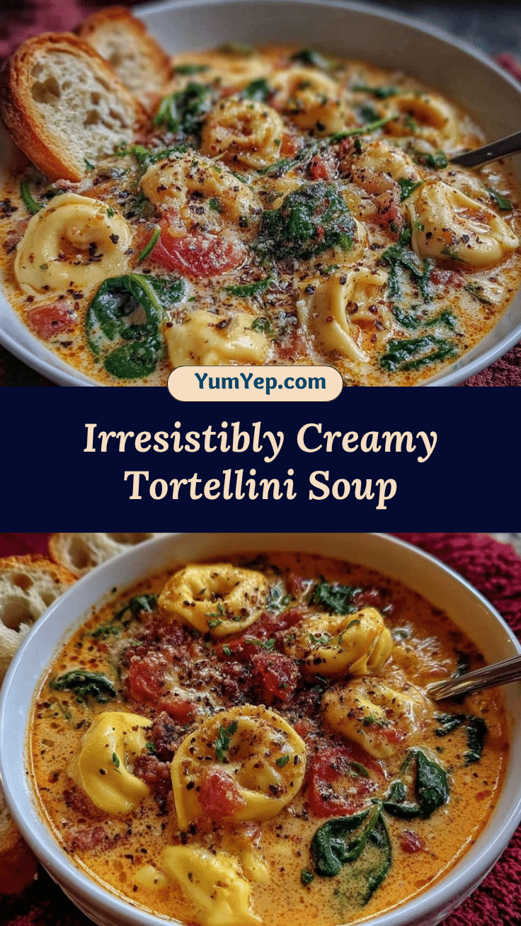 creamy tortellini soup recipe