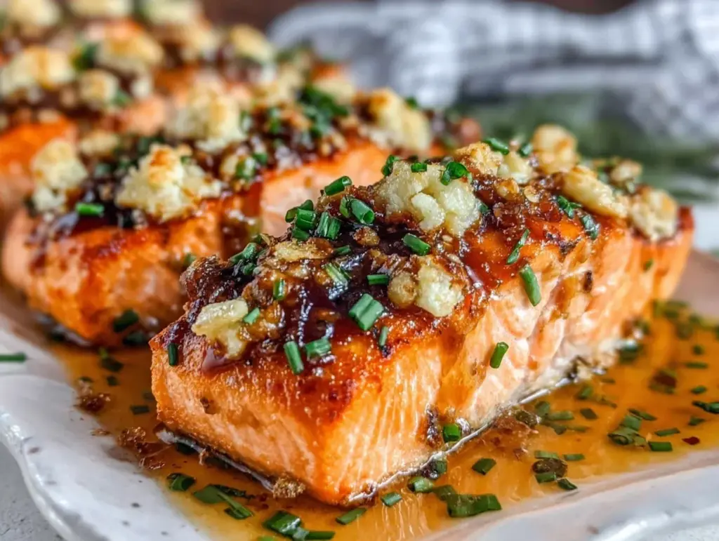 crispy bang bang salmon - featured image