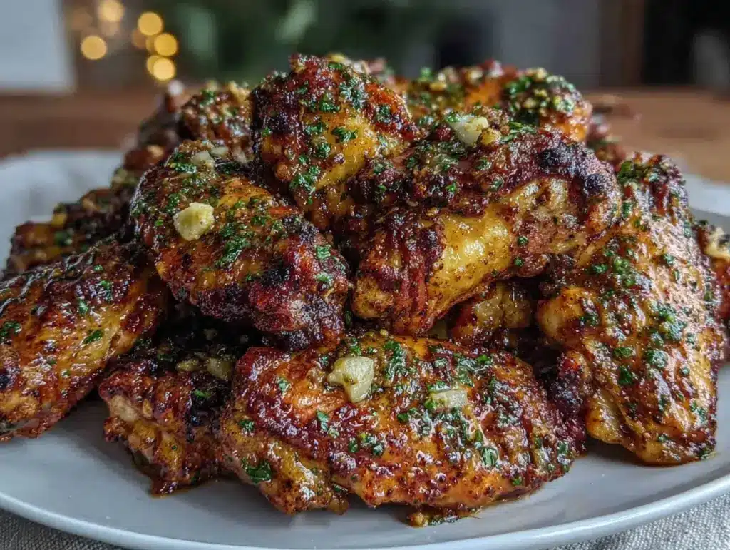Crispy Cajun Garlic Chicken Wings - featured image