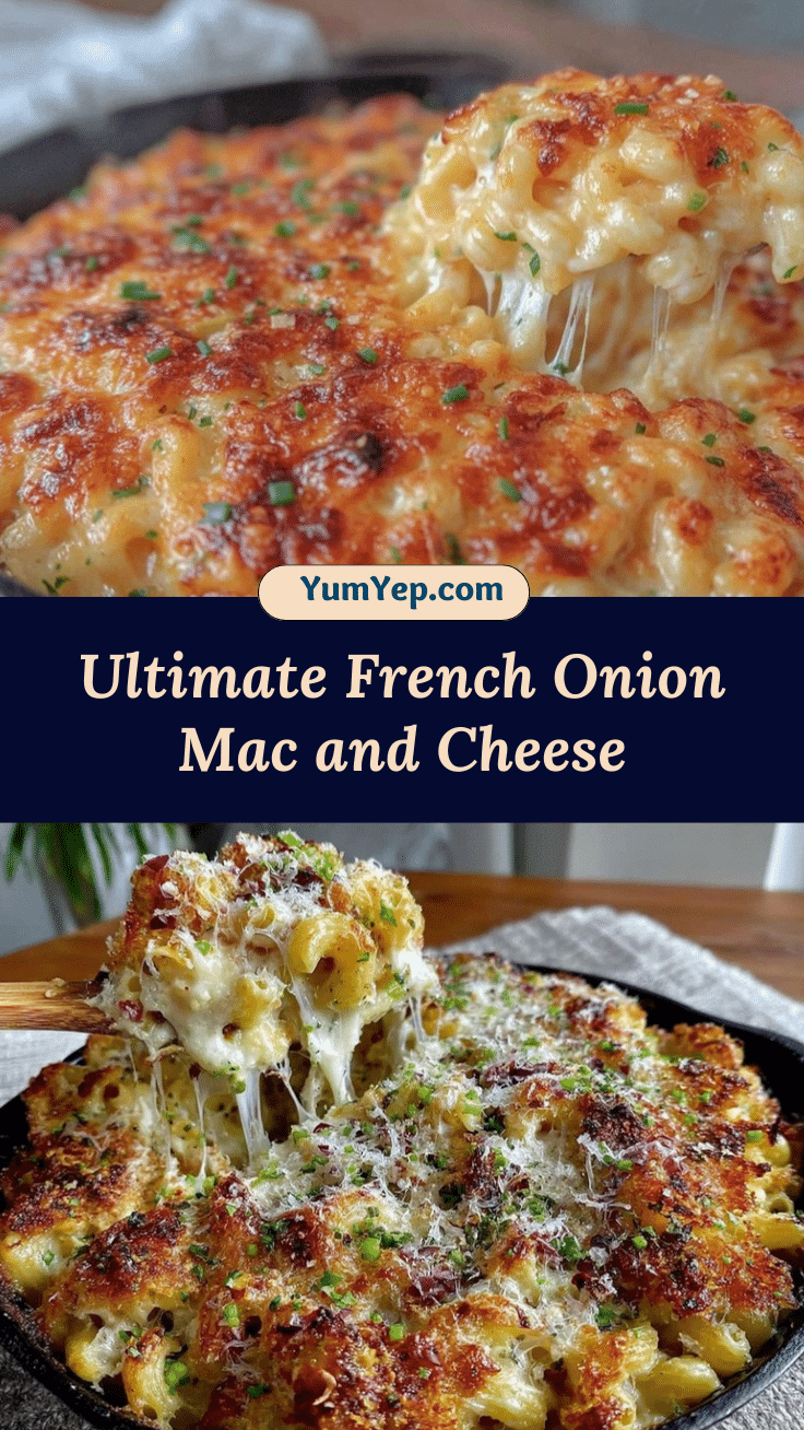 Crispy French Onion Soup Mac and Cheese recipe