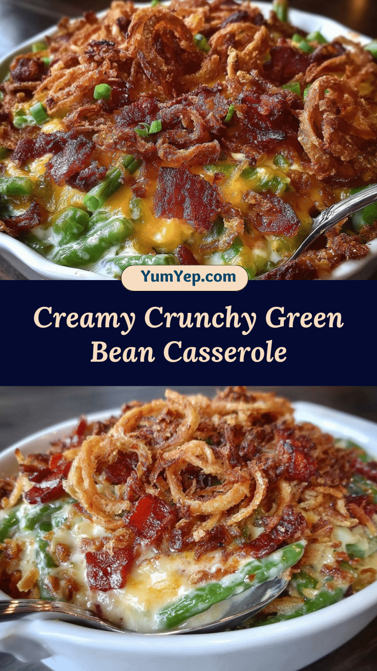 crispy green bean casserole recipe