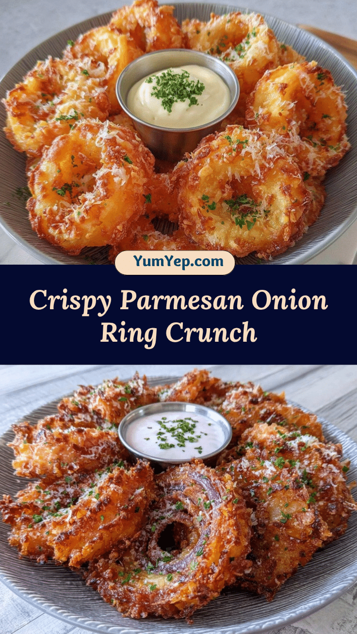 crispy Parmesan onion ring chips recipe