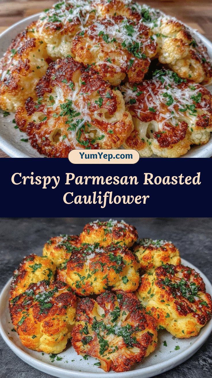 crispy Parmesan roasted cauliflower recipe