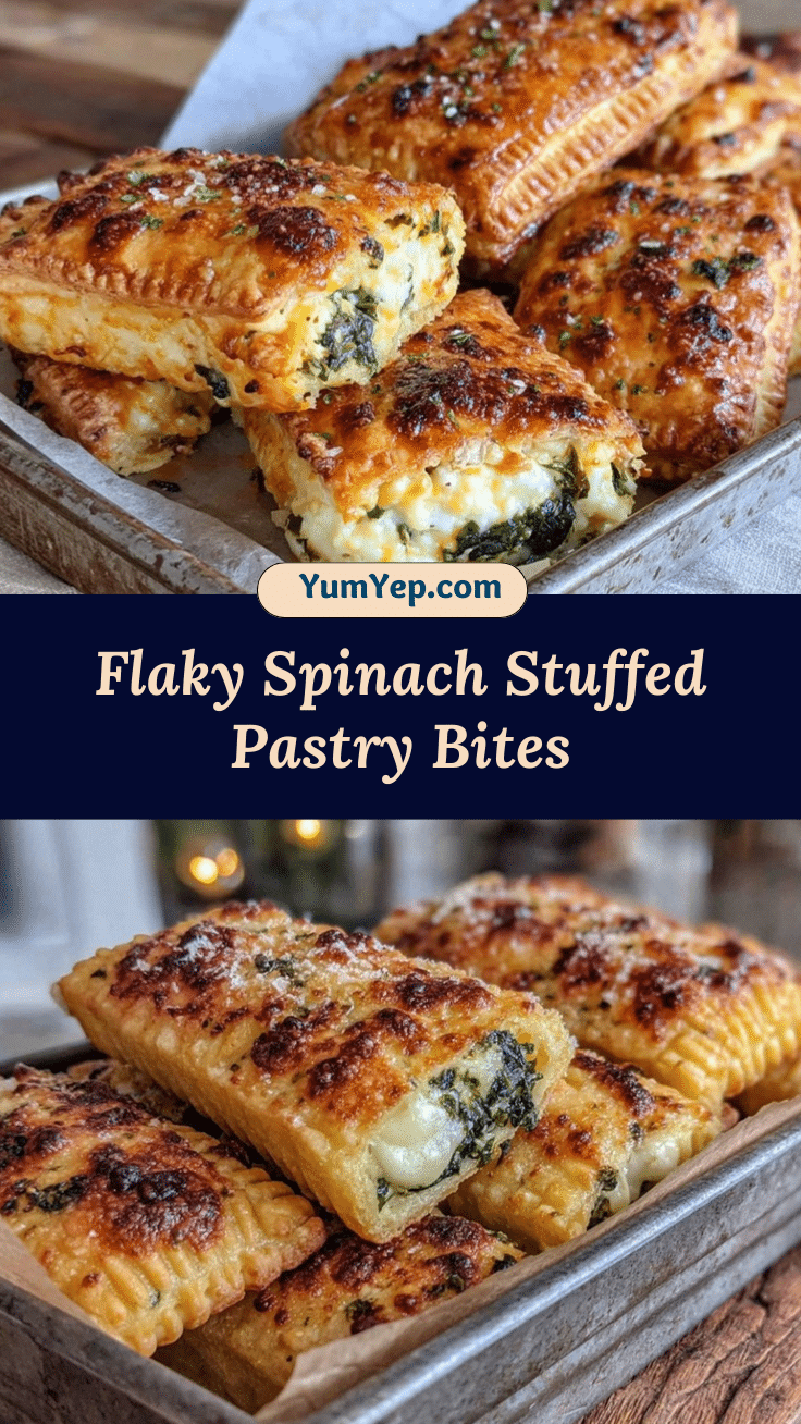crispy spinach stuffed pastry recipe