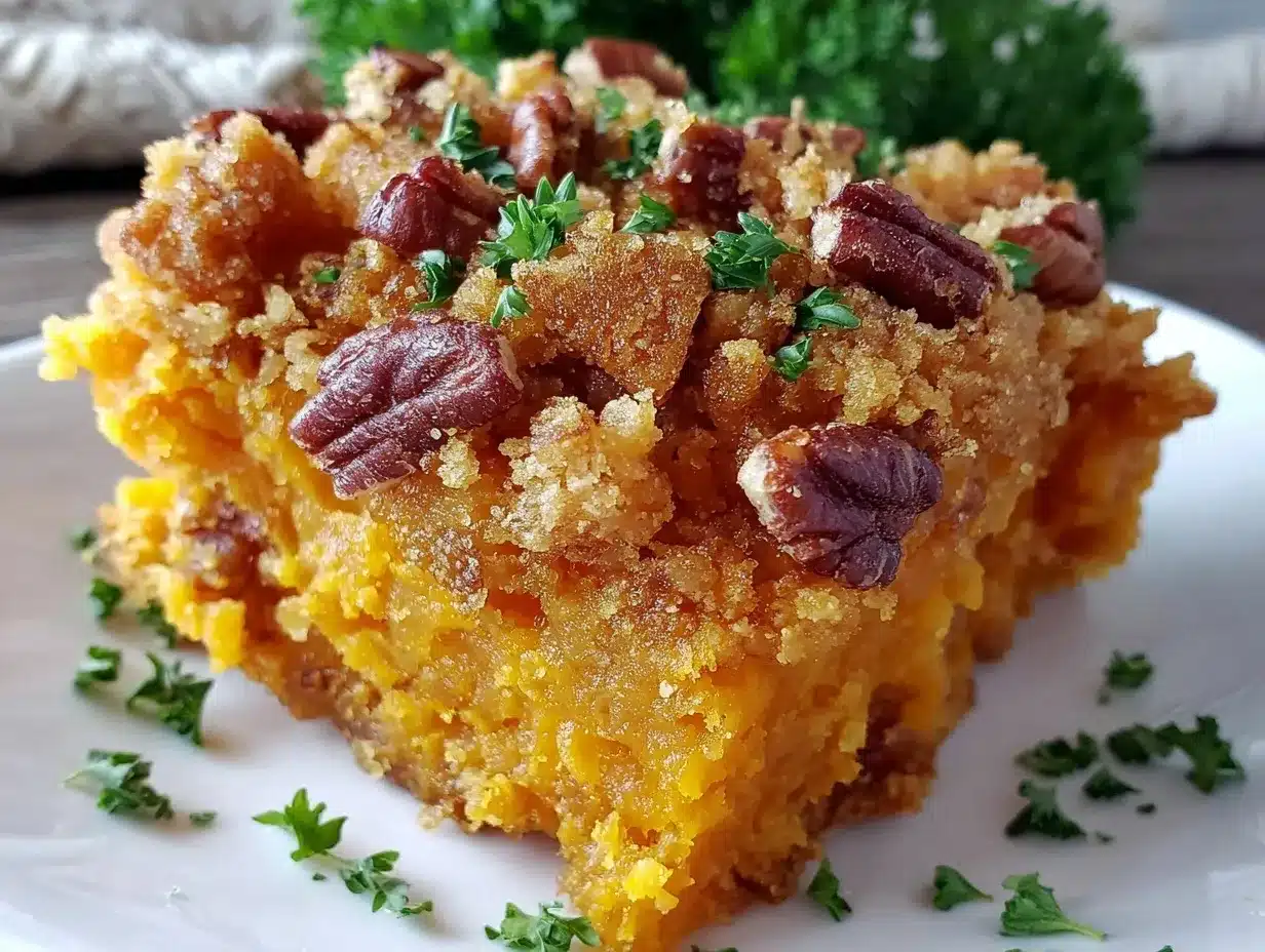 crispy sweet potato crunch casserole preparation steps