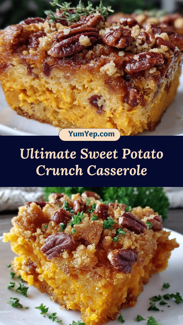 crispy sweet potato crunch casserole recipe