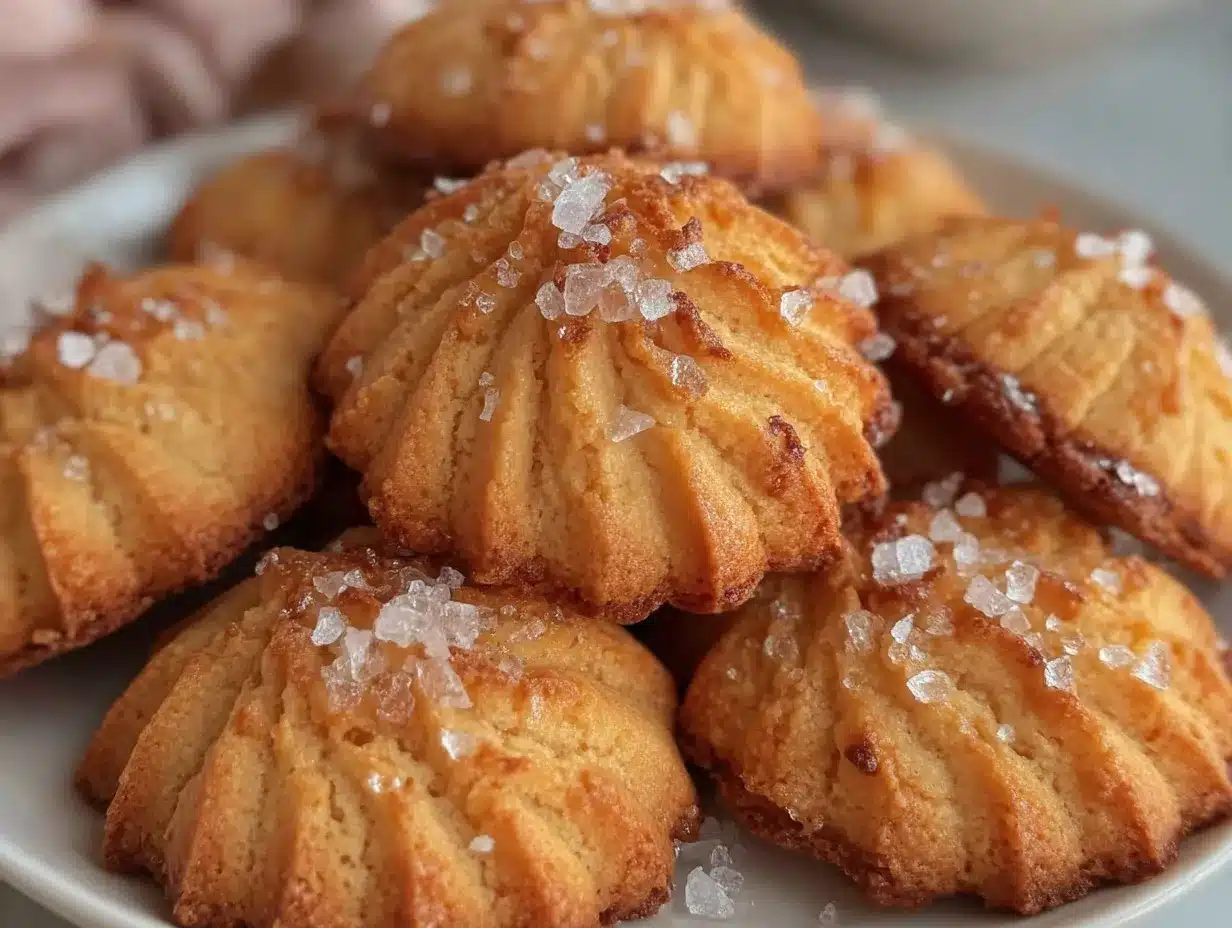 French salted butter cookies preparation steps