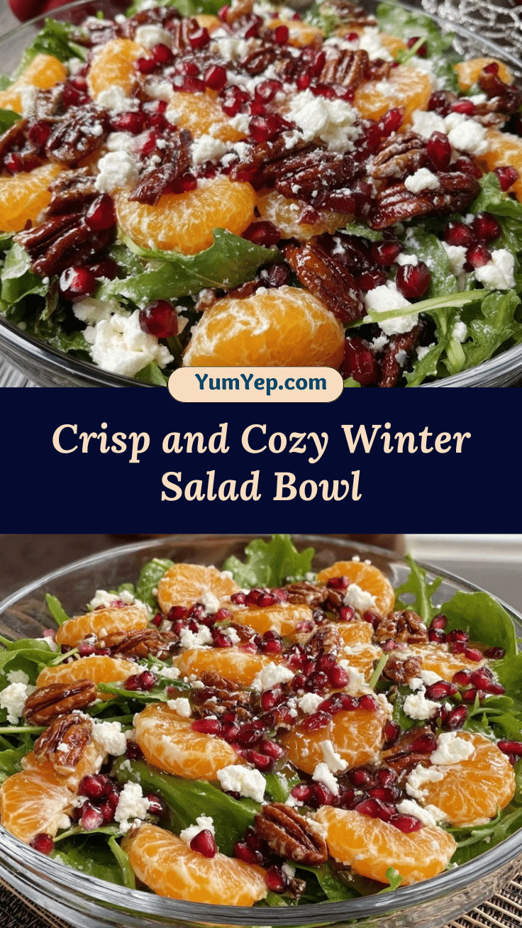 Fresh Winter Salad with Clementines Pomegranate Feta recipe