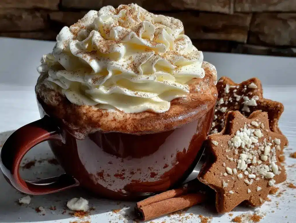 gingerbread hot chocolate - featured image