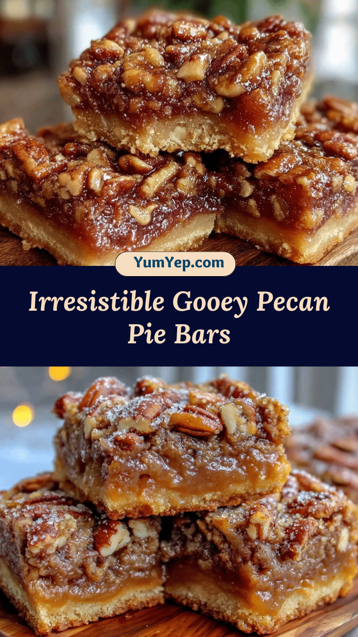 Gooey Pecan Pie Bars recipe
