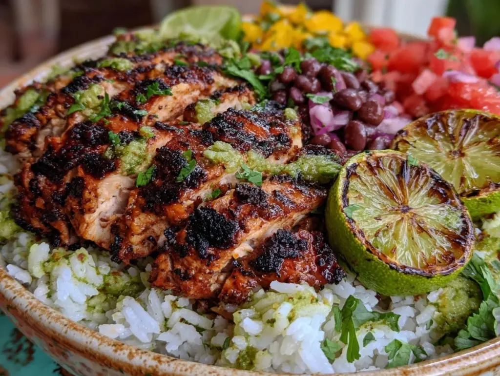 Honey Lime Chicken Rice Bowls - featured image