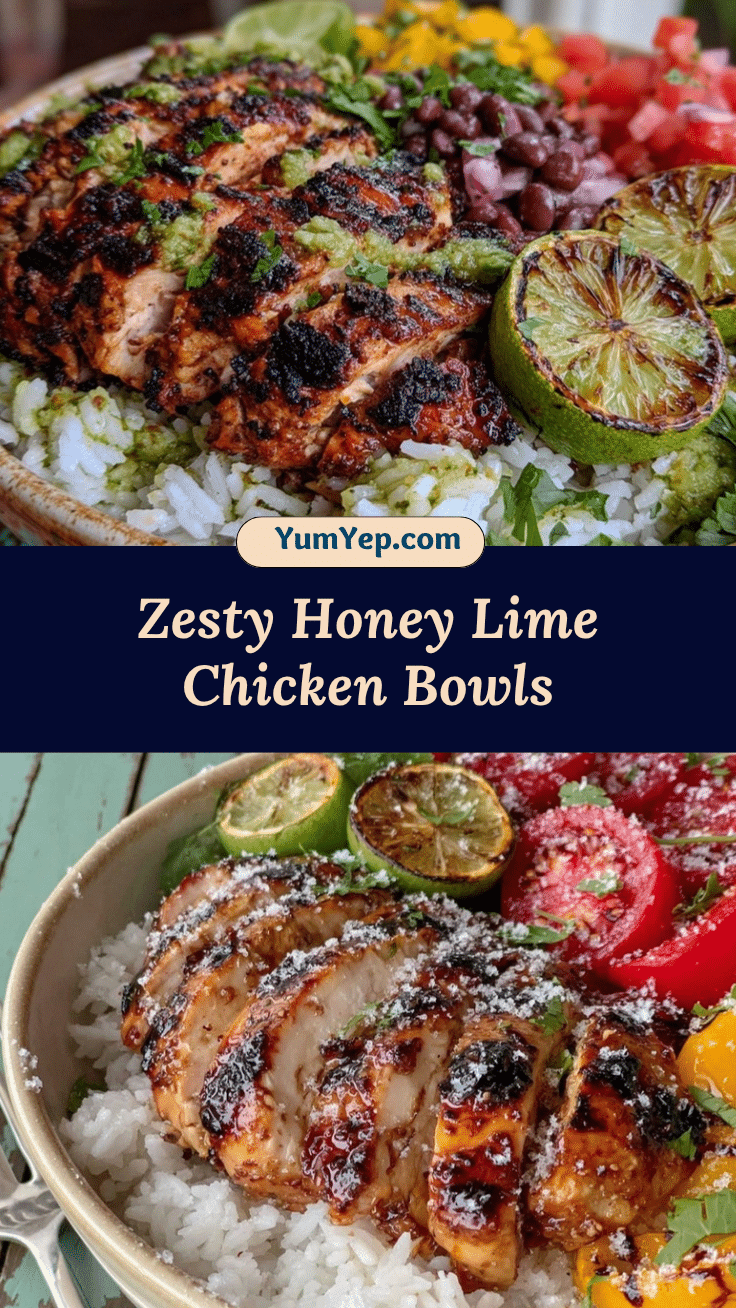 Honey Lime Chicken Rice Bowls recipe