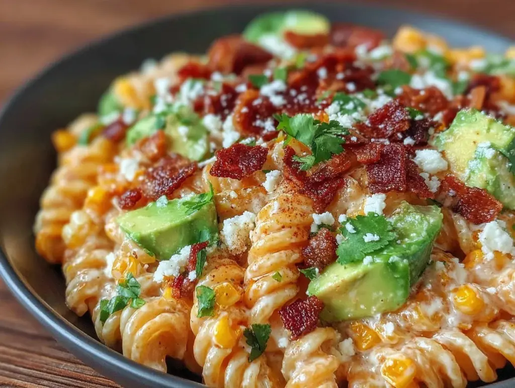 Mexican street corn pasta salad - featured image