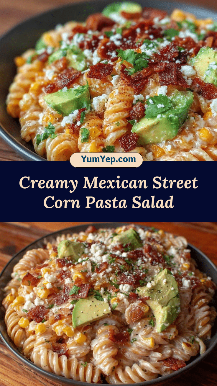 Mexican street corn pasta salad recipe