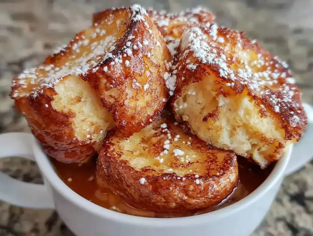 microwave french toast mug - featured image
