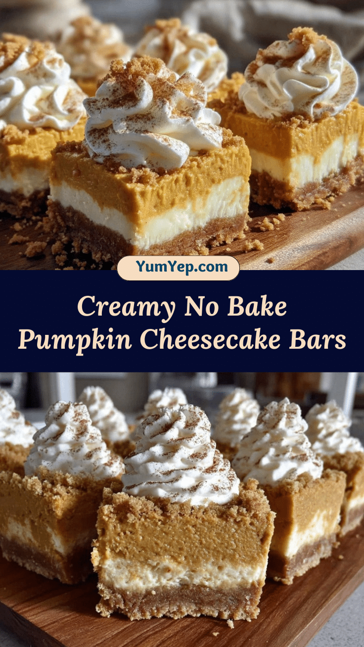 no bake pumpkin cheesecake bars recipe