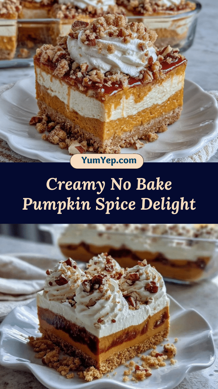 no bake pumpkin spice dessert recipe