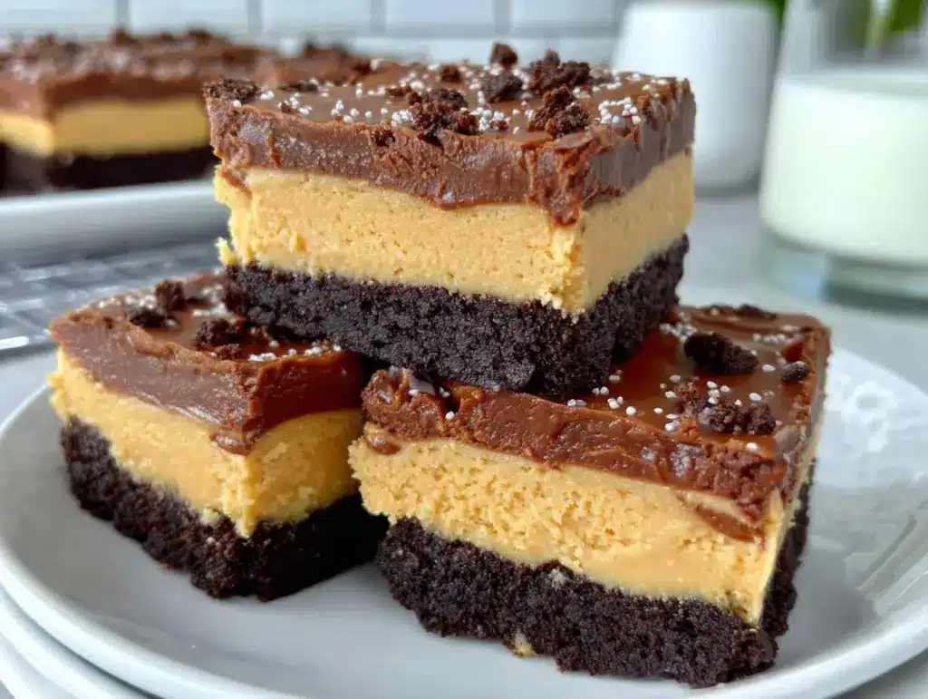Oreo Peanut Butter Bars - featured image