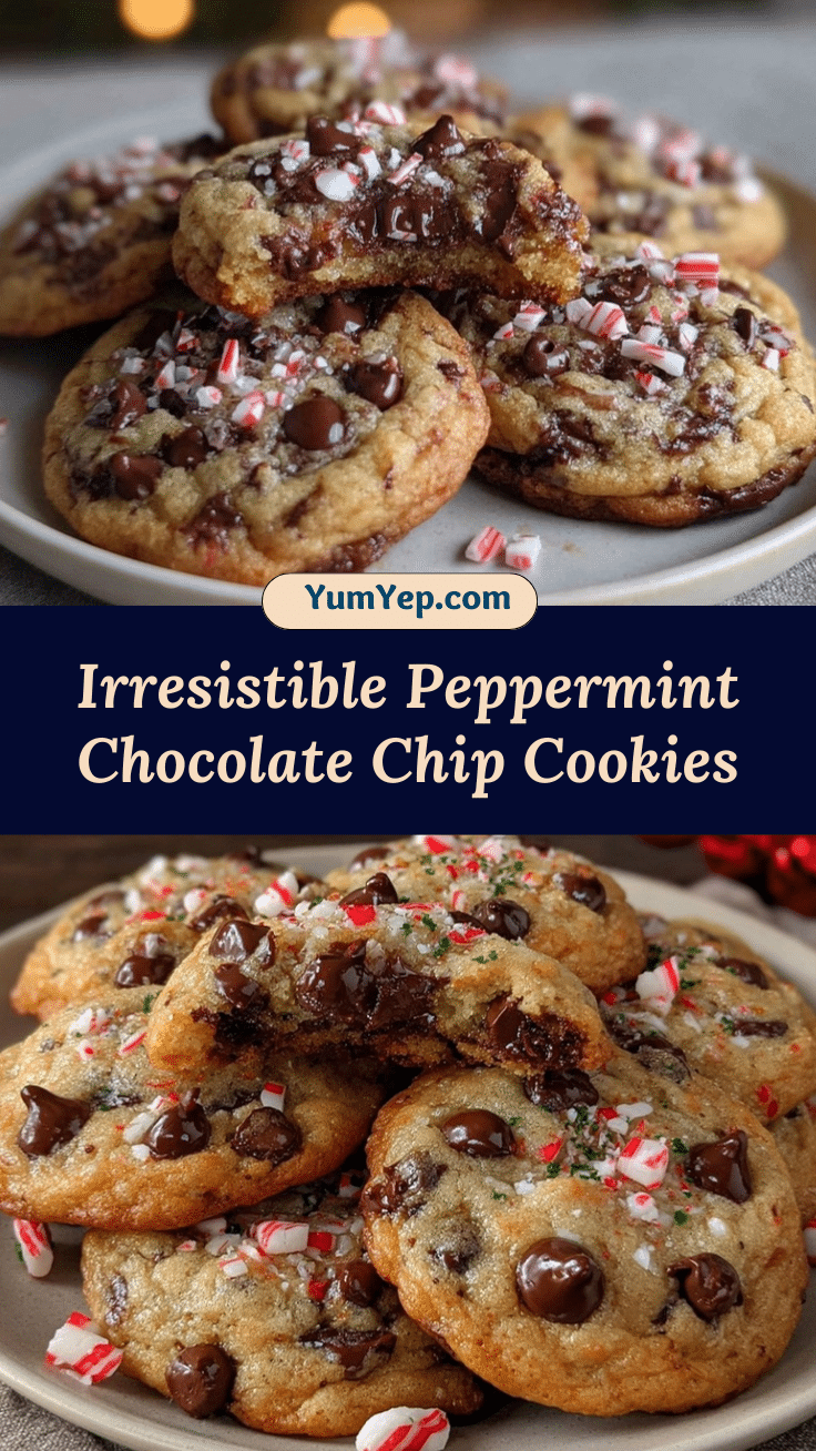 peppermint chocolate chip cookies recipe