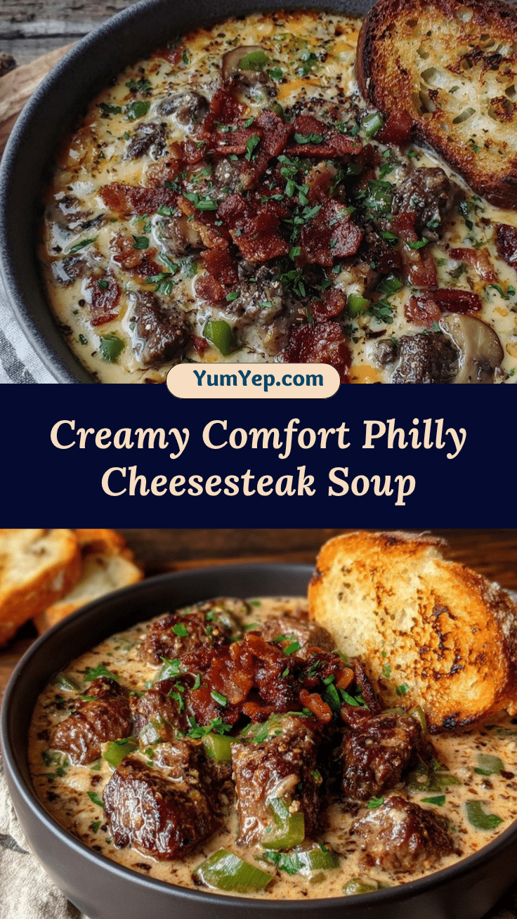Philly cheesesteak soup recipe