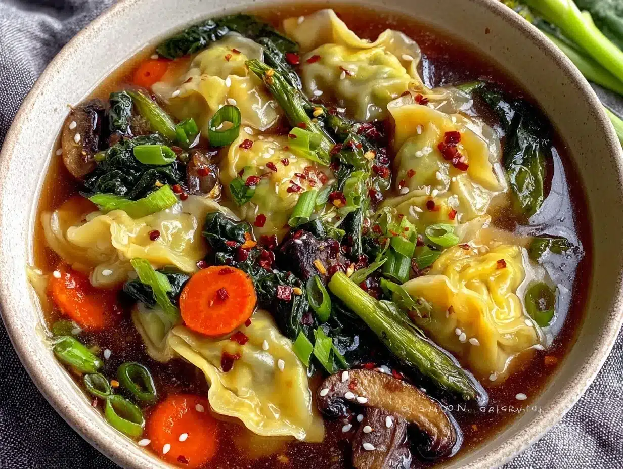 potsticker soup preparation steps