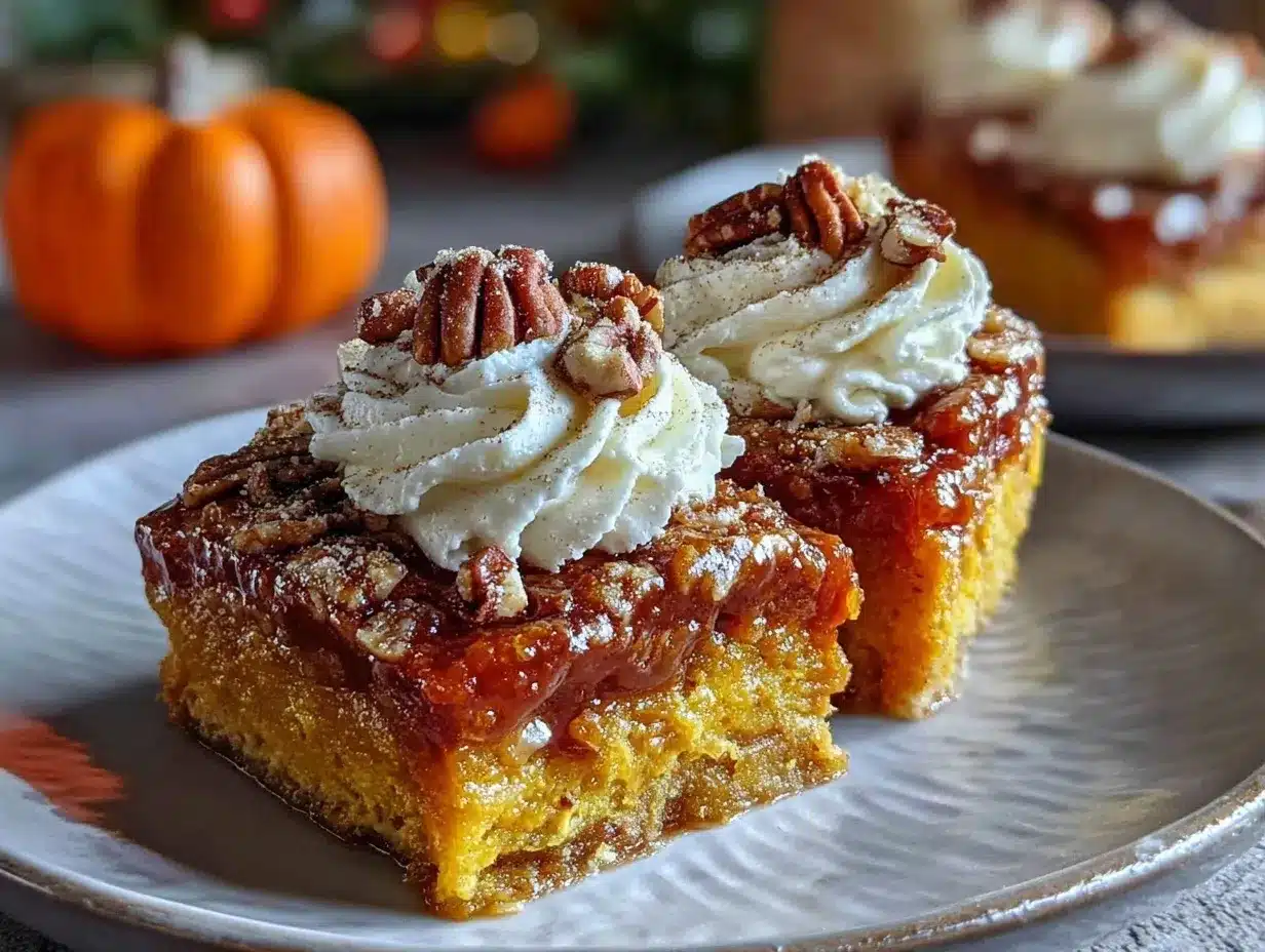 pumpkin dump cake preparation steps