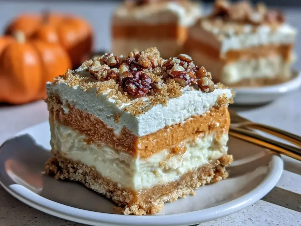 pumpkin lush dessert - featured image