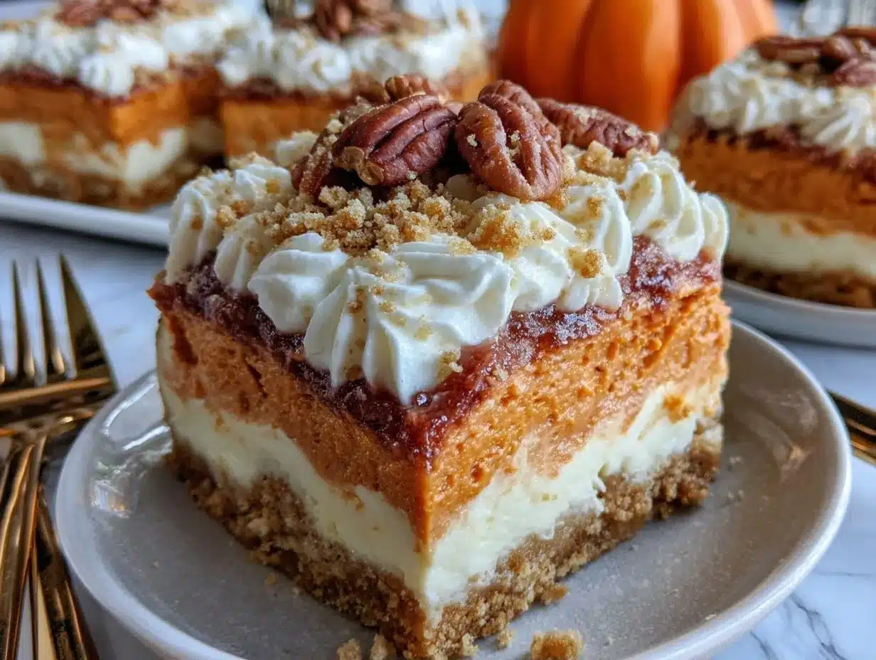 pumpkin lush dessert preparation steps