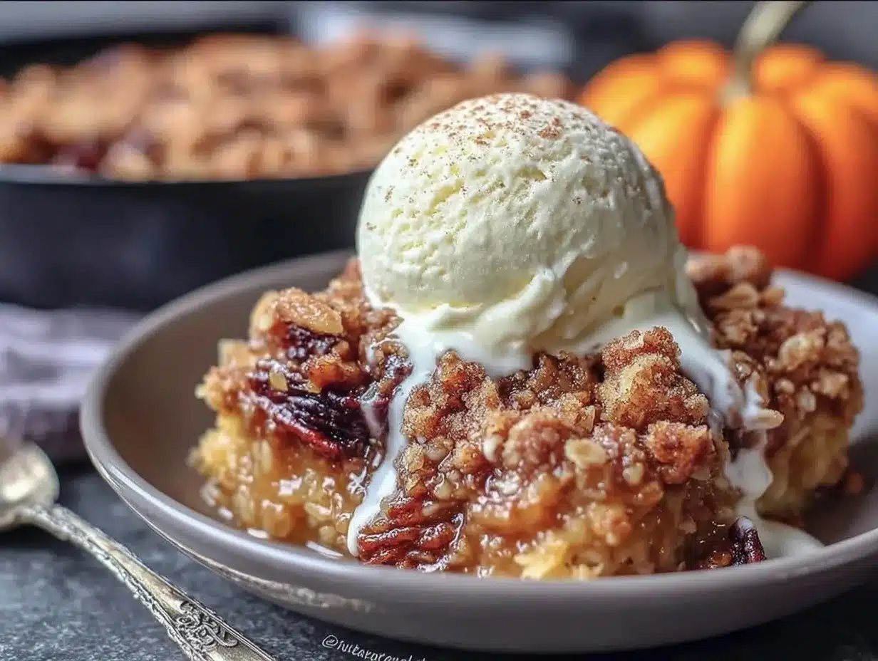 Pumpkin Pie Crisp preparation steps