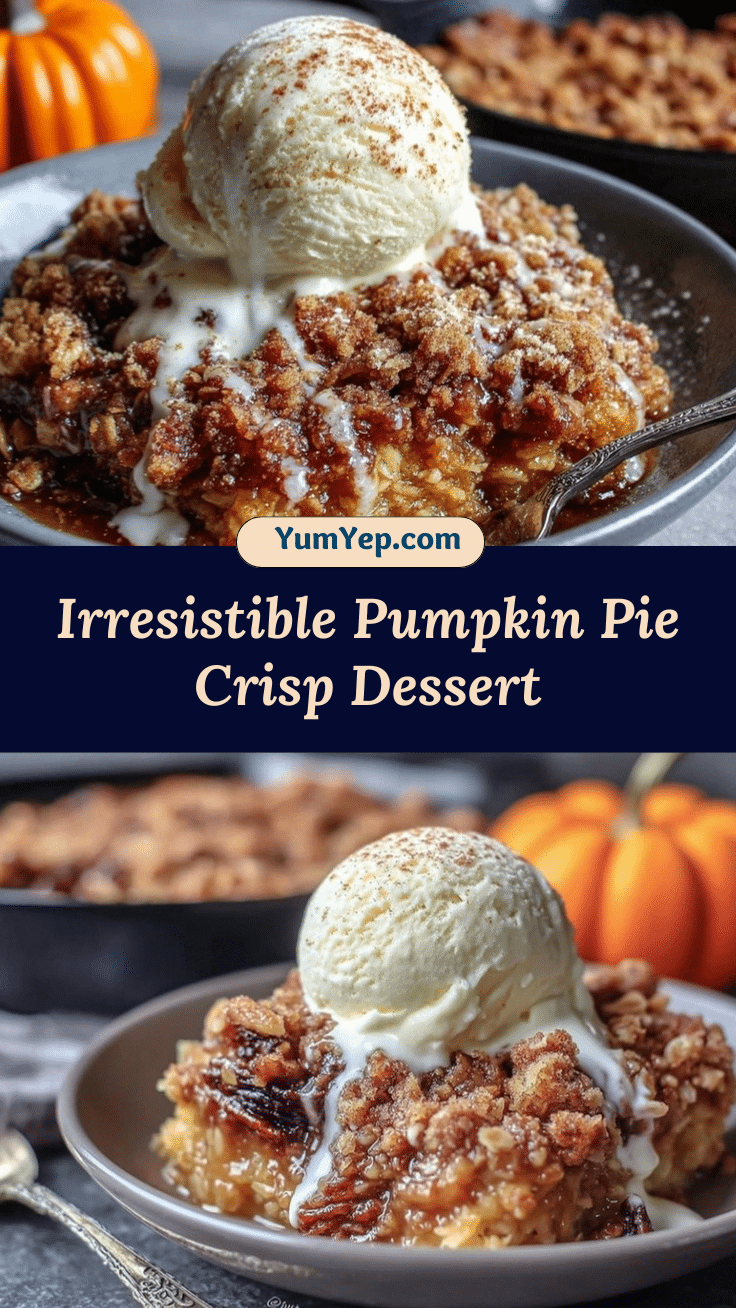 Pumpkin Pie Crisp recipe