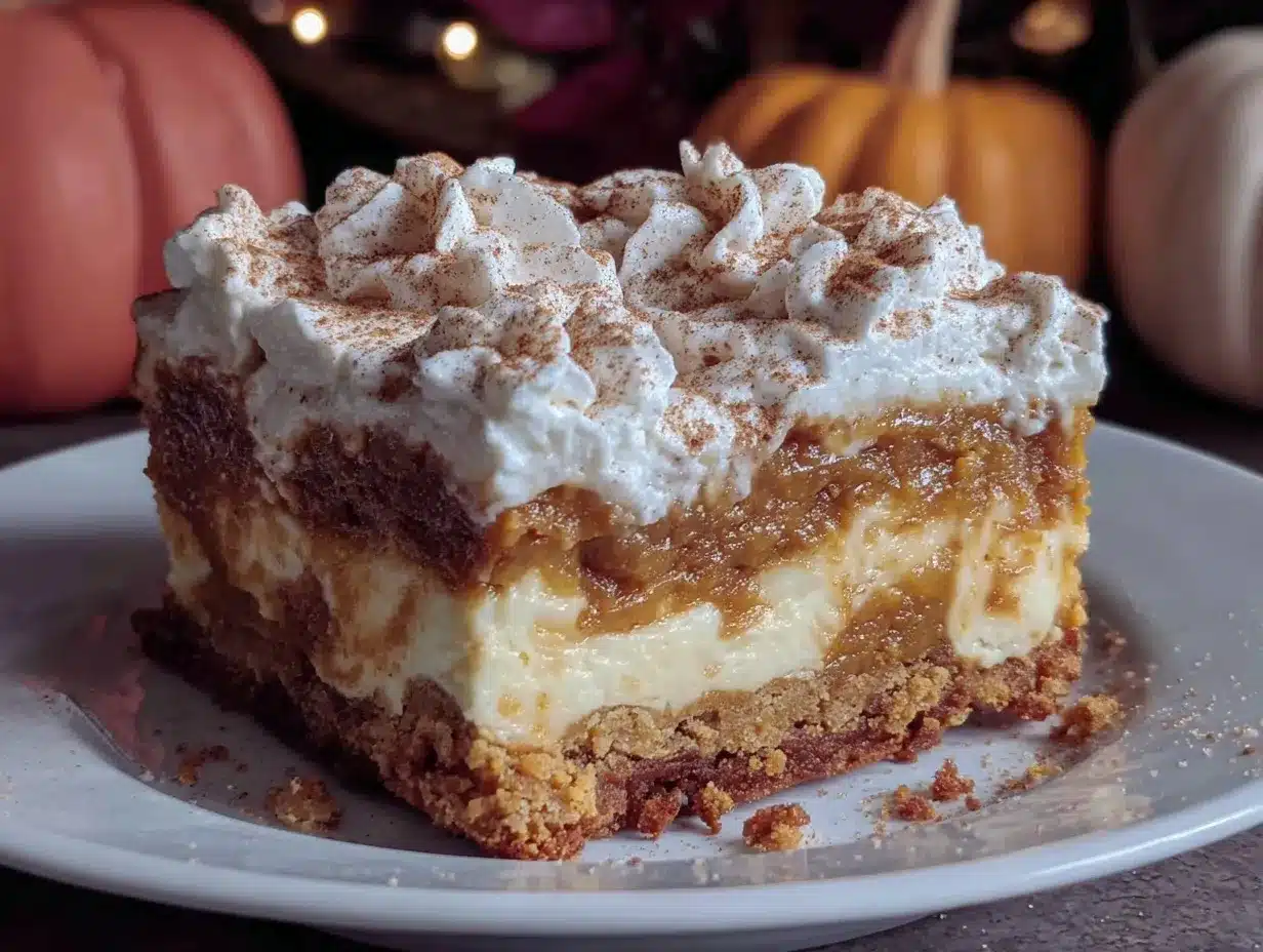 pumpkin spice gooey cake preparation steps