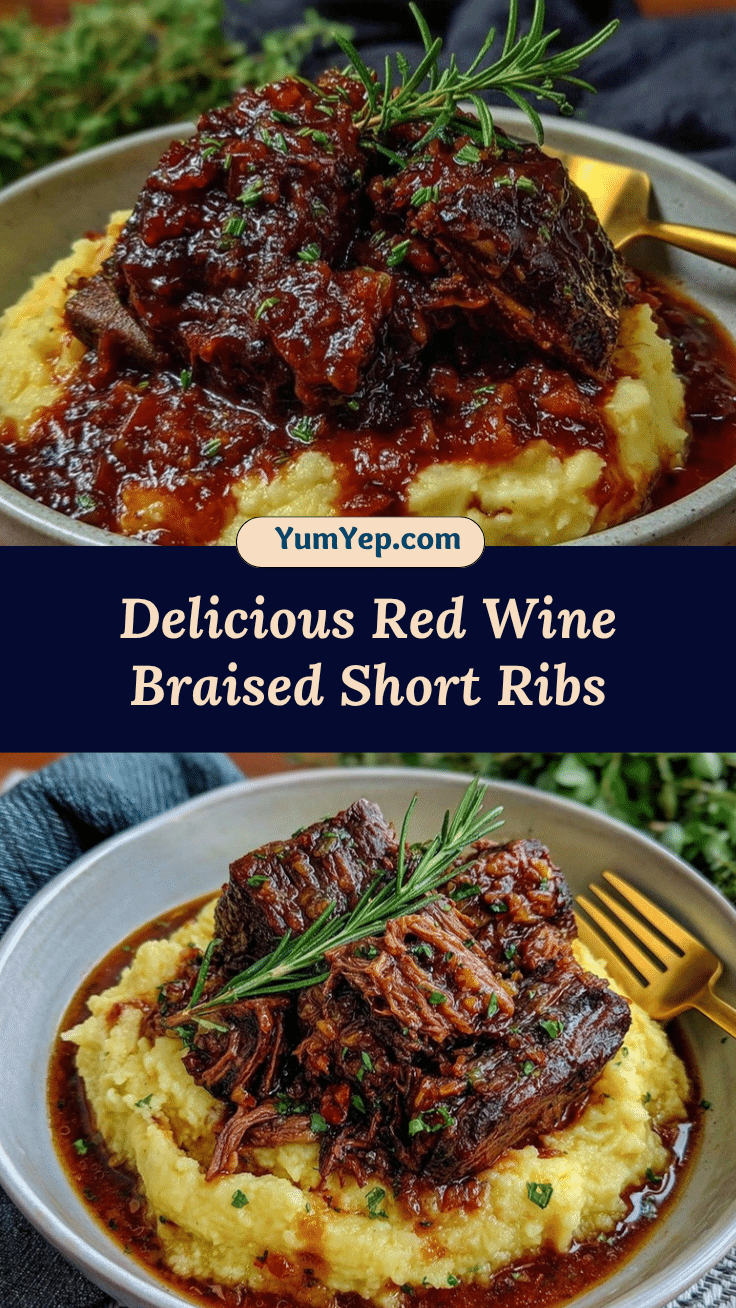 red wine braised short ribs recipe