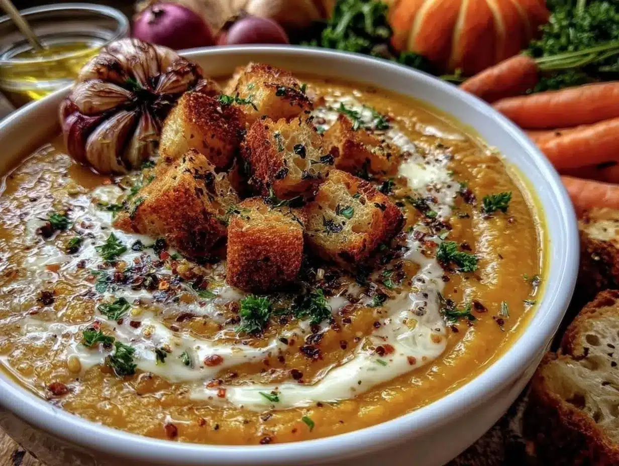 roasted butternut squash soup preparation steps