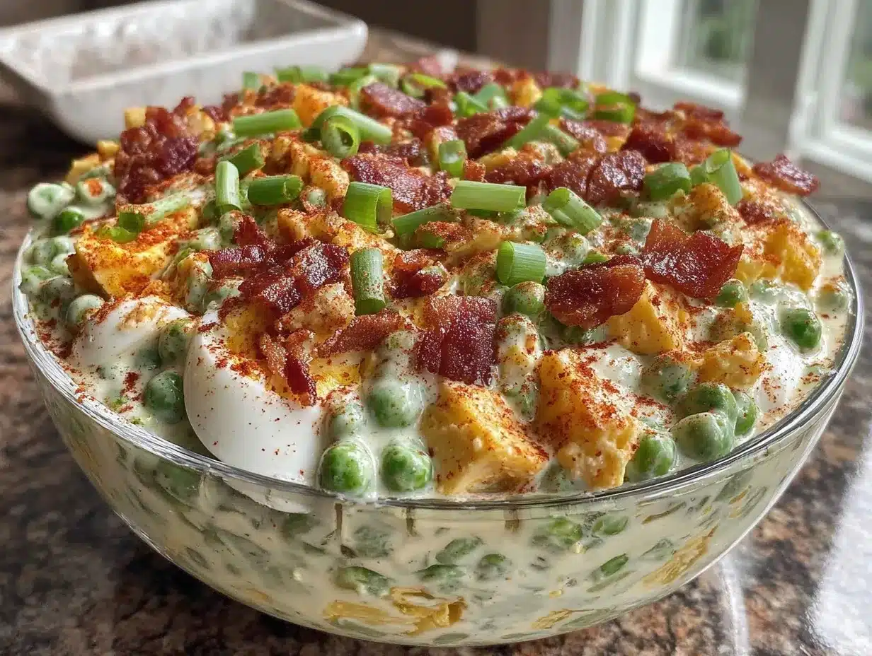 Southern pea salad preparation steps