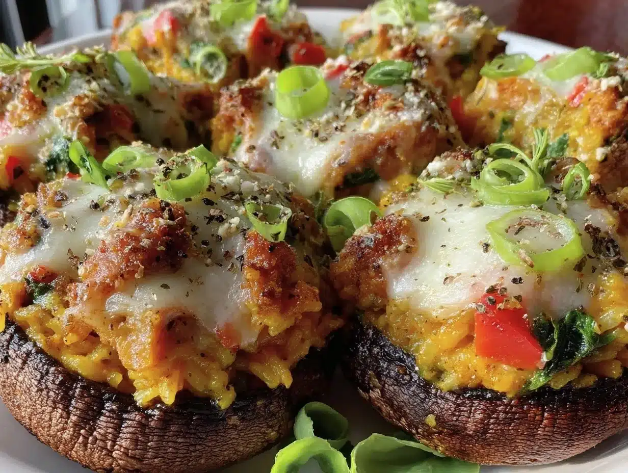 stuffed portobello mushrooms preparation steps