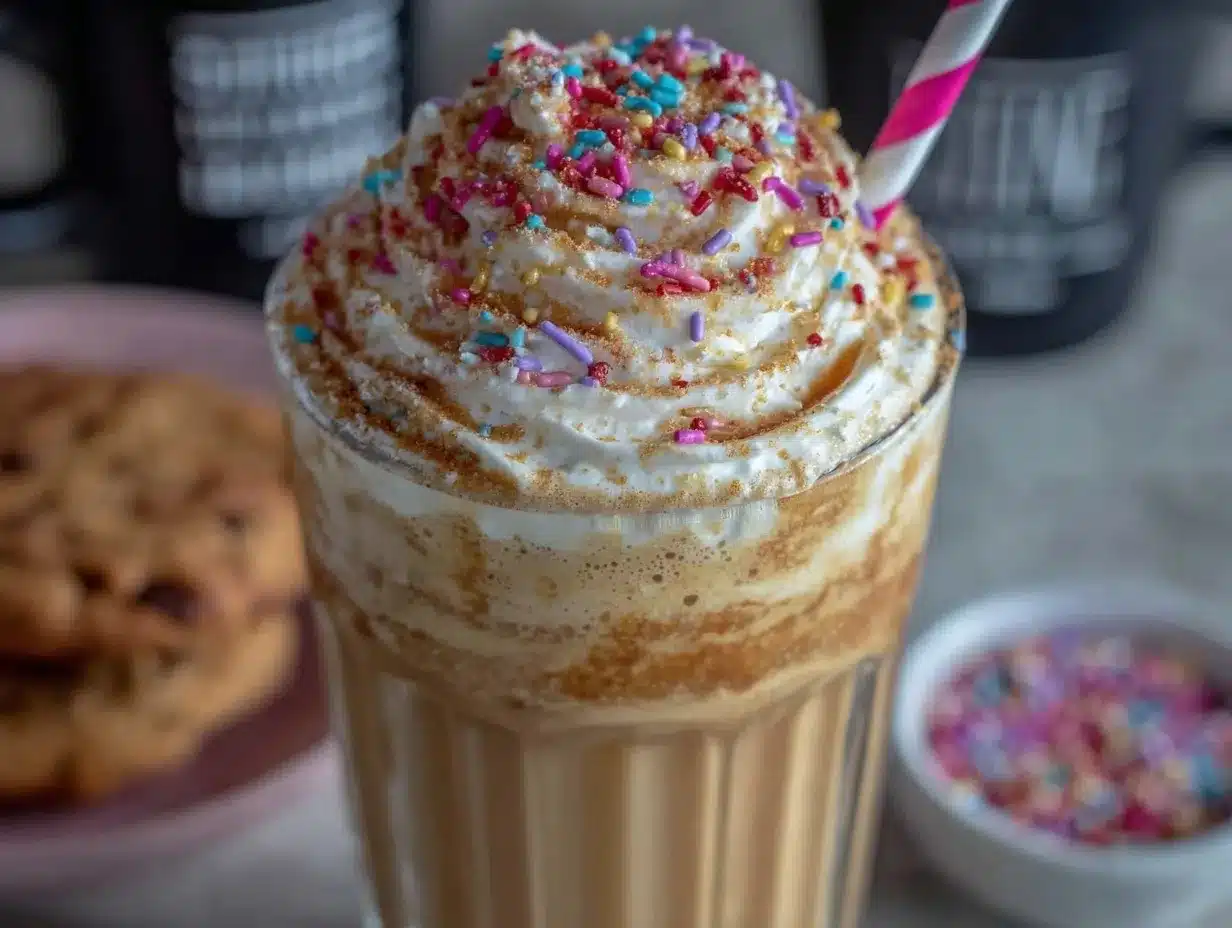 sugar cookie latte preparation steps