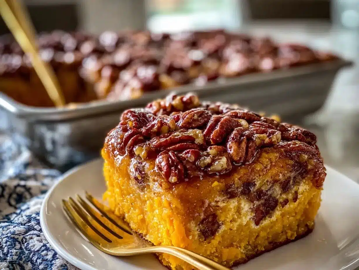 Sweet Potato Casserole with Pecan Topping preparation steps