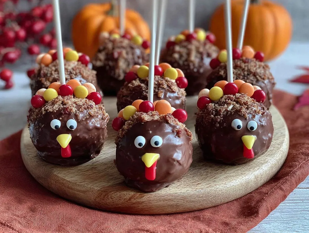 Thanksgiving cake pops preparation steps