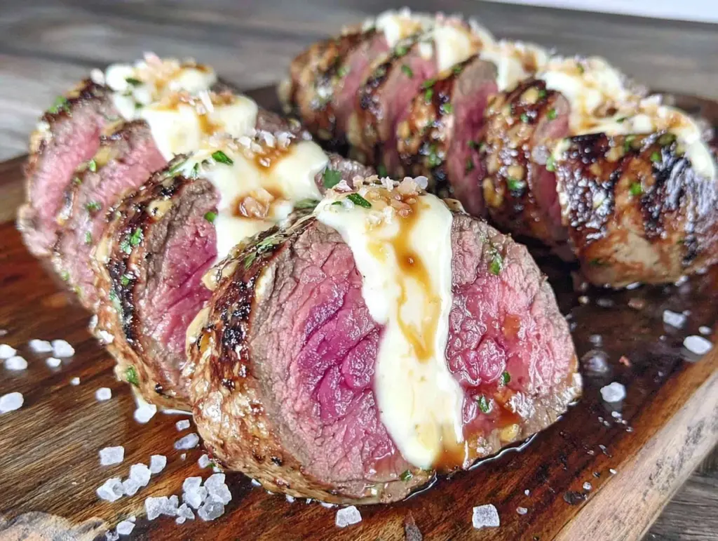 beef tenderloin with horseradish cream sauce - featured image