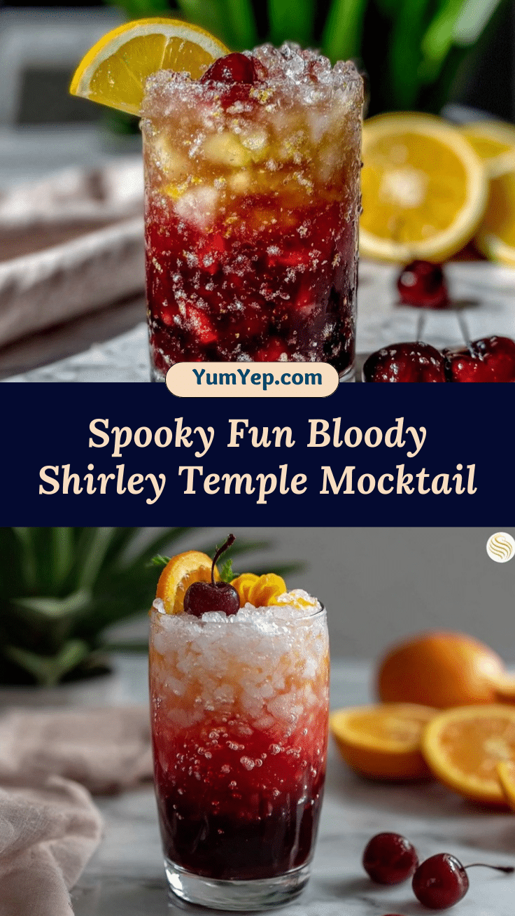 Bloody Shirley Temple Mocktail recipe
