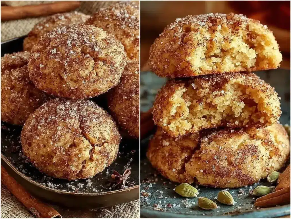 chai spiced snickerdoodles - featured image