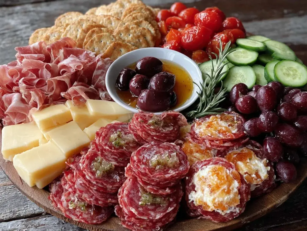charcuterie clock board - featured image